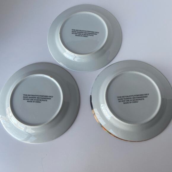 Native American Indian Cheyenne Scenic Collector's Wall Art Plates 3 Vintage - Picture 5 of 6